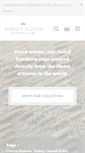Mobile Screenshot of kingshouseorientalrugs.com